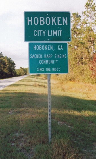 Laurie Kay Sommers, Sacred Harp sign, Hoboken, Georgia, 2009.