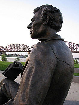 The Lincoln Memorial at Waterfront Park on the Ohio River, Louisville, Kentucky, July 27, 2009. Photograph by Jason Meredith. Courtesy of Jason Meredith. The Lincoln Memorial at Waterfront Park on the Ohio River, Louisville, Kentucky, July 27, 2009. Photograph by Jason Meredith. Courtesy of Jason Meredith.