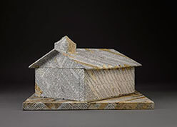 Burned church artist's book, exterior, Amos Paul Kennedy Jr., Kennedy and Sons Collection, Emory University Manuscript, Archives and Rare Book Library. Burned church artist's book, exterior, Amos Paul Kennedy Jr., Kennedy and Sons Collection, Emory University Manuscript, Archives and Rare Book Library.