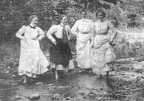 Wading in Creek at Ponce de Leon Park, circa 1890, from the Healey Collection, courtesy of the Atlanta-Fulton County Public Library Wading in Creek at Ponce de Leon Park, circa 1890, from the Healey Collection, courtesy of the Atlanta-Fulton County Public Library