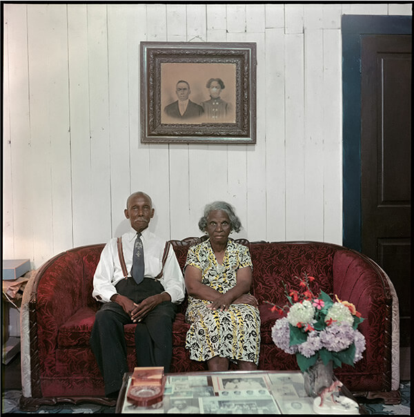 Mr. and Mrs. Albert Thornton, Mobile, Alabama, 1956. Photograph 37.003 by Gordon Parks. Courtesy of and copyright by The Gordon Parks Foundation. Mr. and Mrs. Albert Thornton, Mobile, Alabama, 1956. Photograph 37.003 by Gordon Parks. Courtesy of and copyright by The Gordon Parks Foundation.