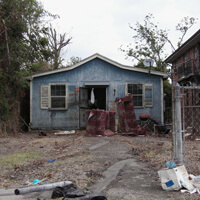 4812 N. Rampart Street near Jourdan Avenue. Holy Cross, New Orleans, Louisiana, November 4, 2005. Photograph by Ian J. Cohn. © Ian J. Cohn. 4812 N. Rampart Street near Jourdan Avenue. Holy Cross, New Orleans, Louisiana, November 4, 2005. Photograph by Ian J. Cohn. © Ian J. Cohn.