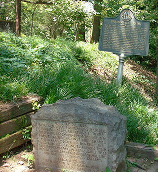 Springvale Park historic marker and surrounding park, Southern Confederate Veterans Monument and Georgia Historical Commission marker describing Manigault's brigade and its role in the Battle of Atlanta, Springvale Park, Atlanta, Georgia, 2009. Photograph by Matt Miller. Springvale Park historic marker and surrounding park, Southern Confederate Veterans Monument and Georgia Historical Commission marker describing Manigault's brigade and its role in the Battle of Atlanta, Springvale Park, Atlanta, Georgia, 2009. Photograph by Matt Miller.
