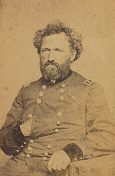 Union Brigadier General Mortimer D. Leggett. Carte de visite, albumen print. Union Brigadier General Mortimer D. Leggett. Carte de visite, albumen print.