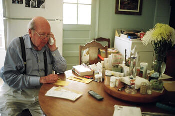 Tom Rankin, Will Campbell working, Mt. Juliet, Tennessee, July 31, 2007. Tom Rankin, Will Campbell working, Mt. Juliet, Tennessee, July 31, 2007.