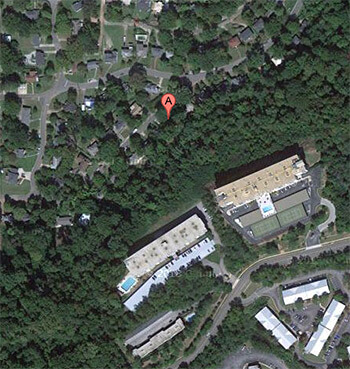 Location of Smith's house, Birmingham, Alabama. Copyright GoogleMaps, 2013. Location of Smith's house, Birmingham, Alabama. Copyright GoogleMaps, 2013.