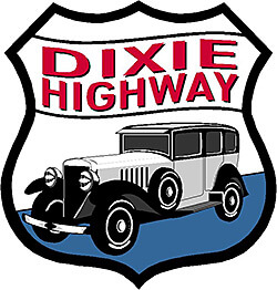 Logo for the Georgia Dixie Highway Association and 90-mile Yard Sale. © Dixie Highway 90-Mile Yard Sale, 2015. Logo for the Georgia Dixie Highway Association and 90-mile Yard Sale. © Dixie Highway 90-Mile Yard Sale, 2015.