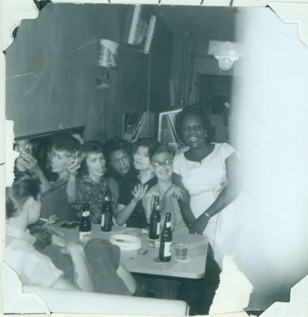 Anita Ornelas, Trudy, Carolyn Weathers, Charles, and Mary Ellen (left to right) in Mary Ellen's Top Hat, San Antonio, Texas, 1963
