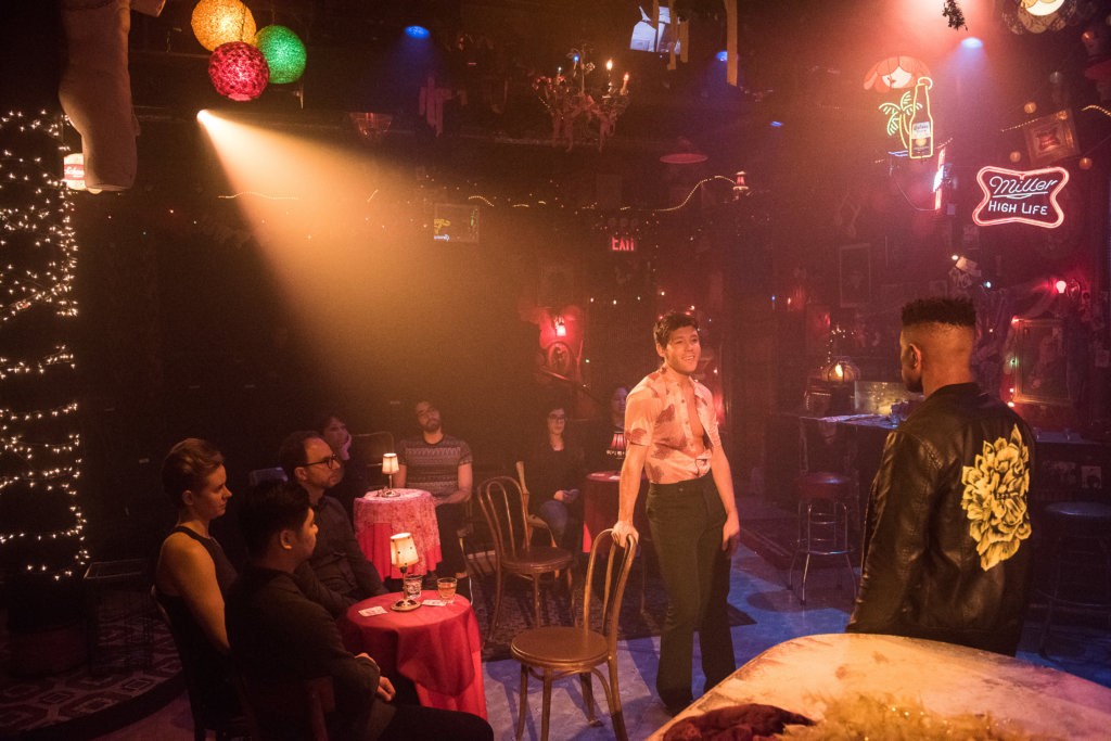 Audience watching The View Upstairs